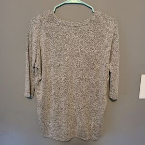 Grey lightweight 3/4 sleeve sweater size Medium